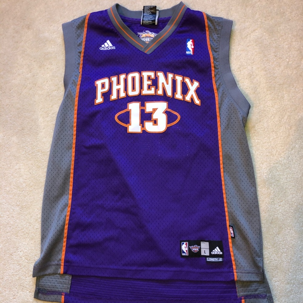 NBA Phoenix Suns Steve Nash purple youth jersey